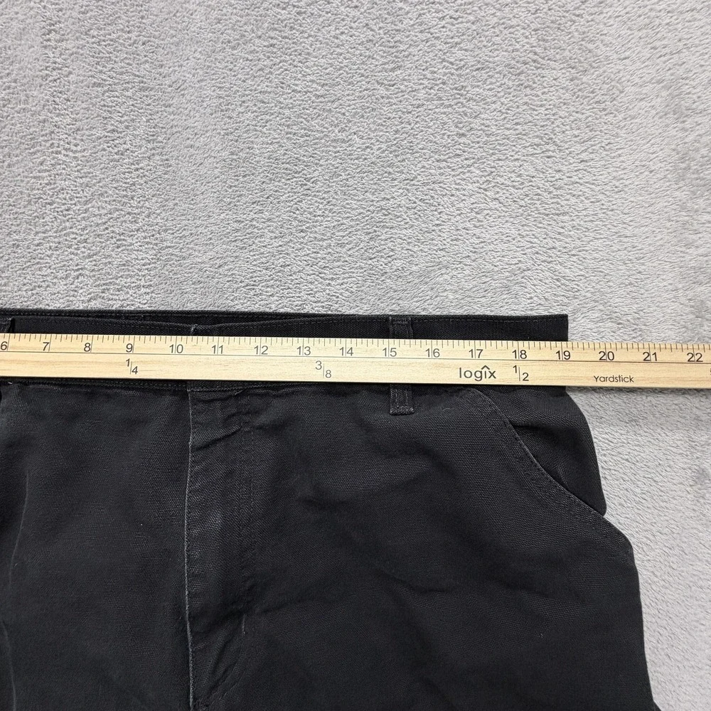 Carhartt Pants B11 Mens Measured 38x29 Black Carpenter Relaxed Fit Canvas USA
